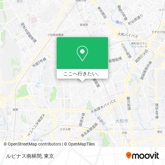 ルピナス南林間地図