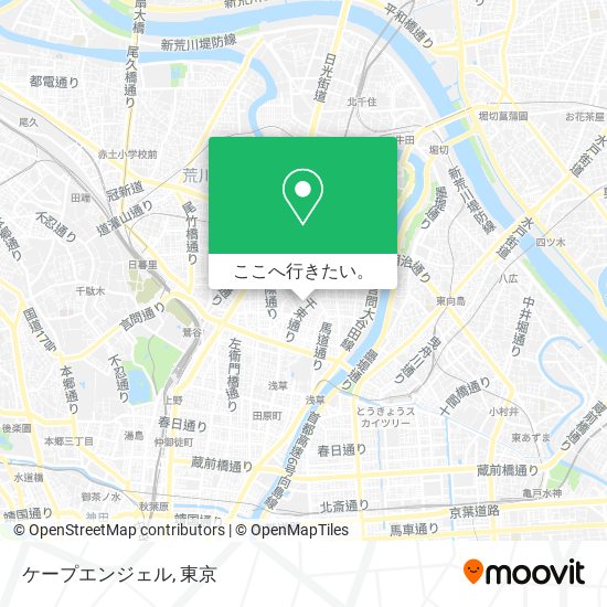 ケープエンジェル地図