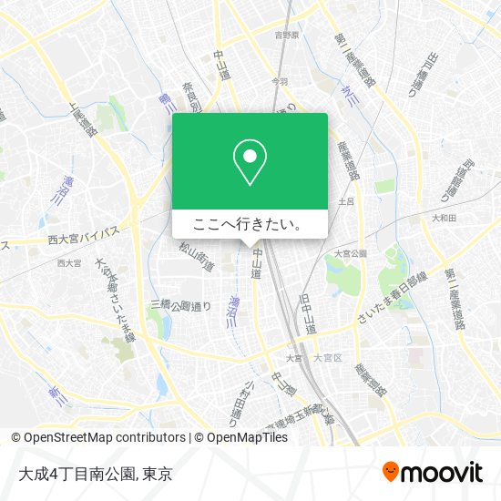 大成4丁目南公園地図