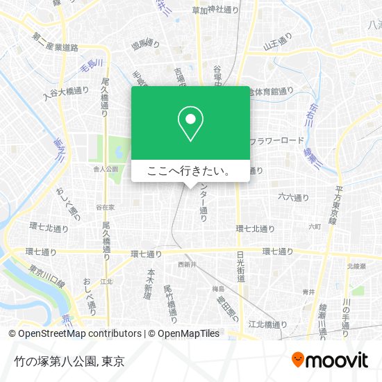竹の塚第八公園地図