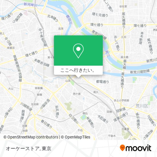 オーケーストア地図