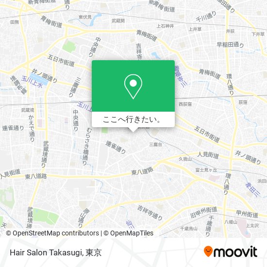 Hair Salon Takasugi地図