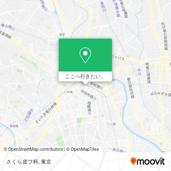 さくら皮フ科地図