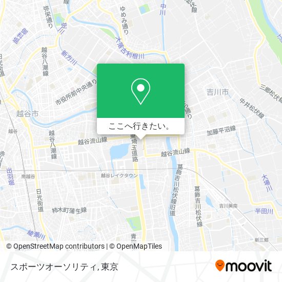 スポーツオーソリティ地図