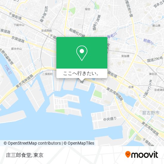 庄三郎食堂地図