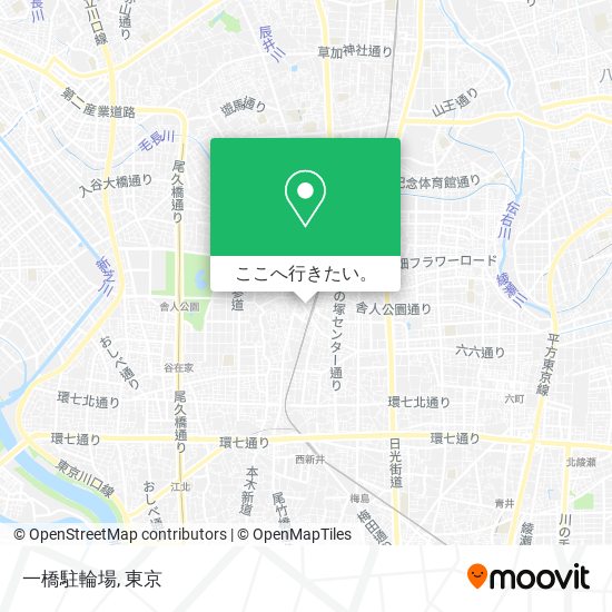 一橋駐輪場地図