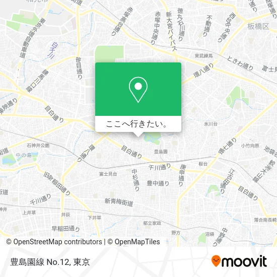 豊島園線 No.12地図