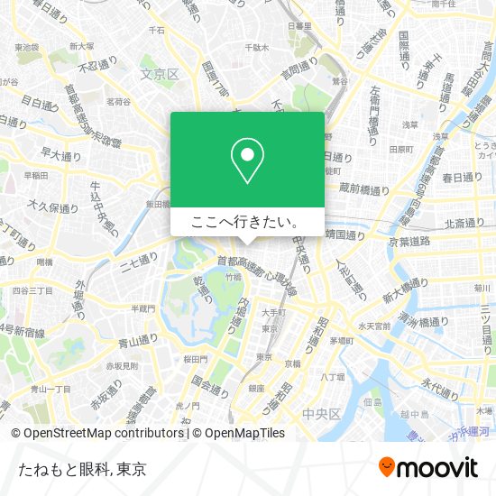 たねもと眼科地図