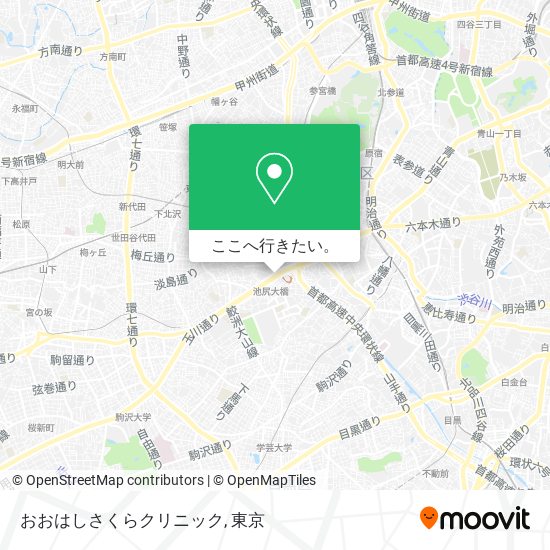 おおはしさくらクリニック地図