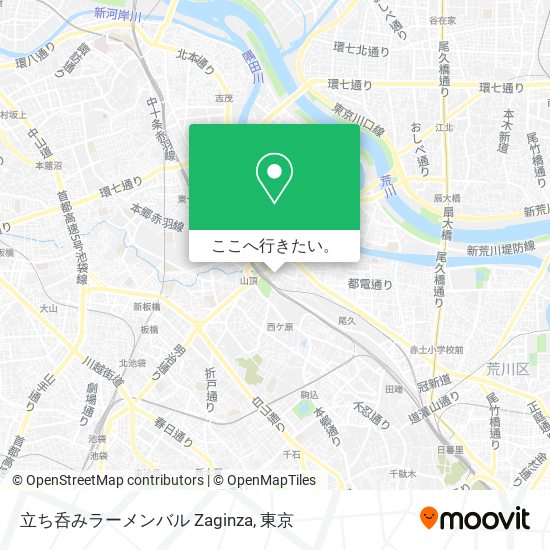 立ち呑みラーメンバル Zaginza地図