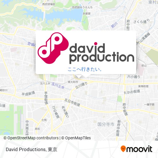 David Productions地図