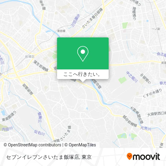 セブンイレブンさいたま飯塚店地図