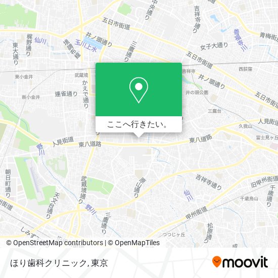 ほり歯科クリニック地図