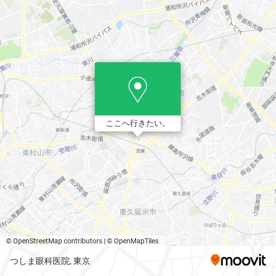 つしま眼科医院地図