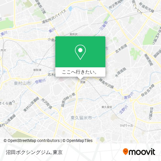 沼田ボクシングジム地図