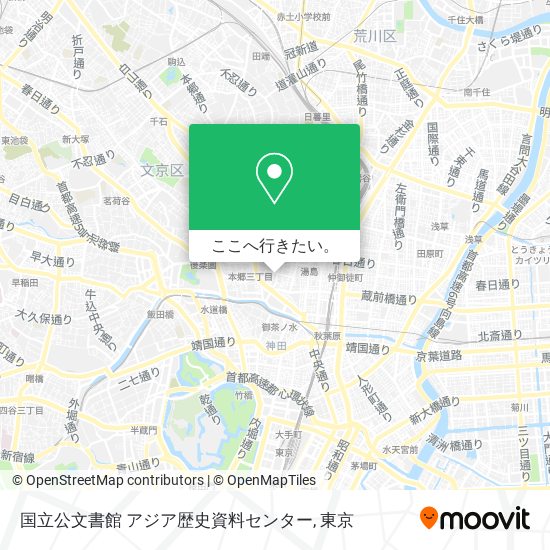 国立公文書館 アジア歴史資料センター地図