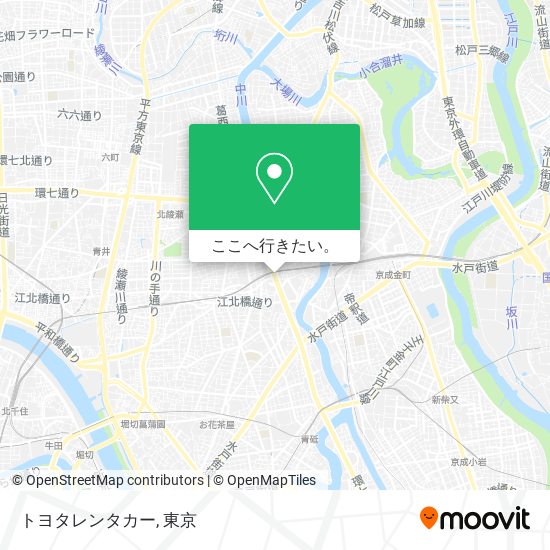 トヨタレンタカー地図