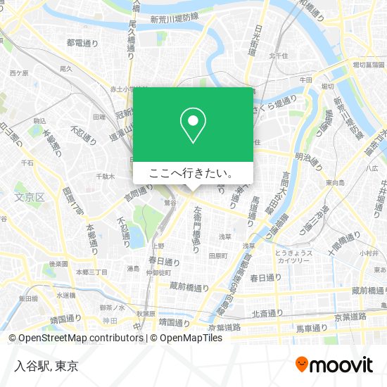 入谷駅地図