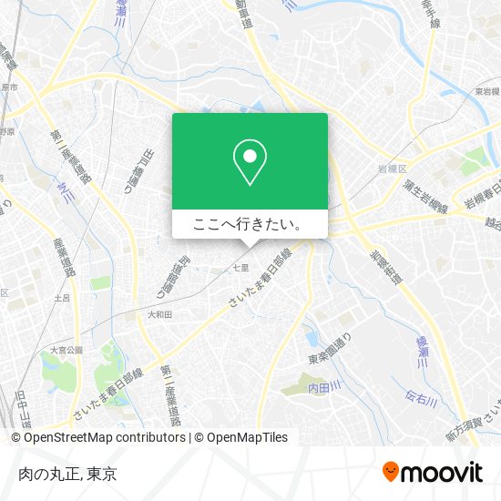 肉の丸正地図