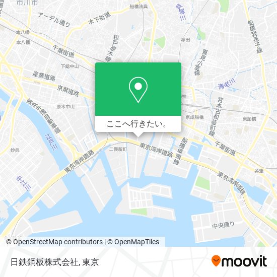 日鉄鋼板株式会社地図