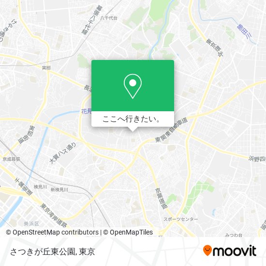 さつきが丘東公園地図