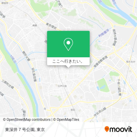 東深井７号公園地図