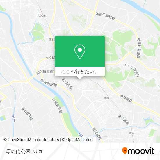 原の内公園地図