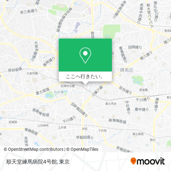 順天堂練馬病院4号館地図