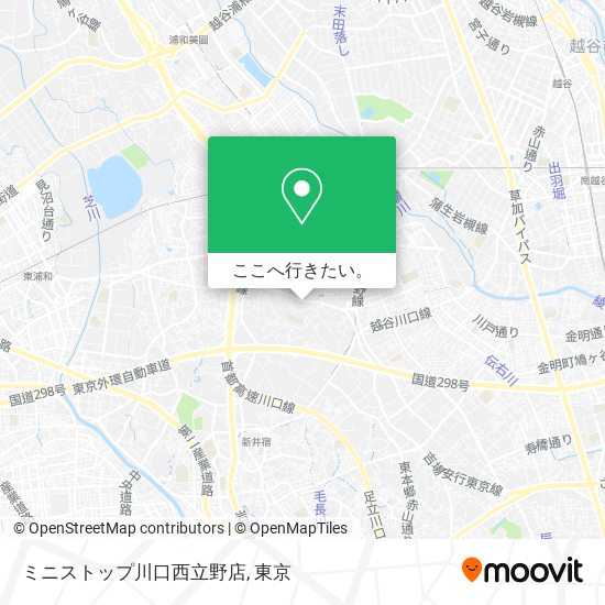 ミニストップ川口西立野店地図