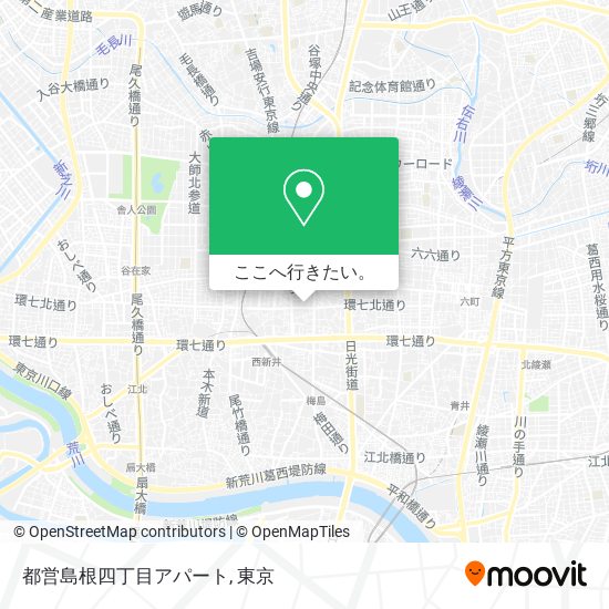 都営島根四丁目アパート地図