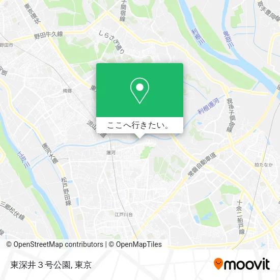 東深井３号公園地図