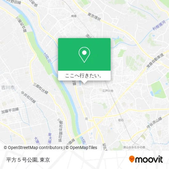 平方５号公園地図