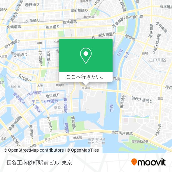 長谷工南砂町駅前ビル地図