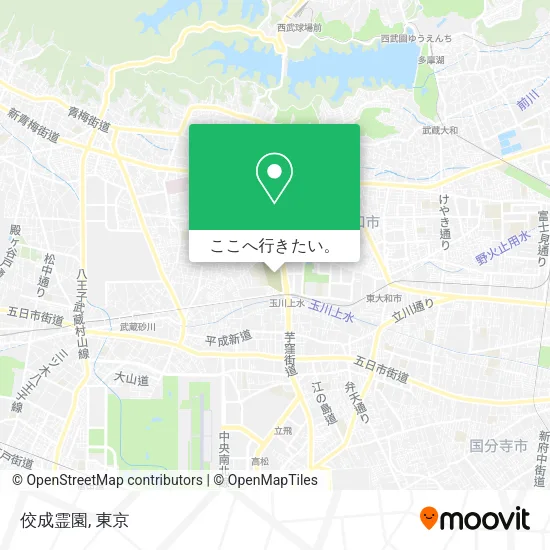 佼成霊園地図