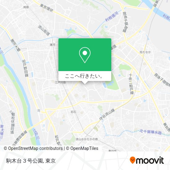 駒木台３号公園地図