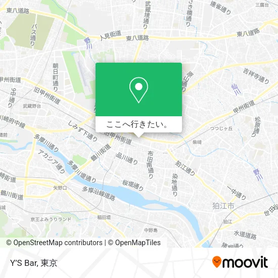 Y’S Bar地図
