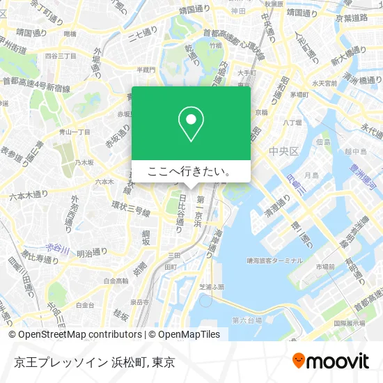 京王プレッソイン 浜松町地図