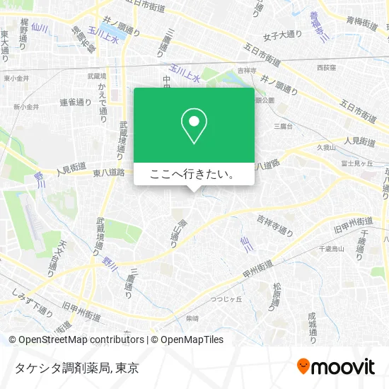 タケシタ調剤薬局地図