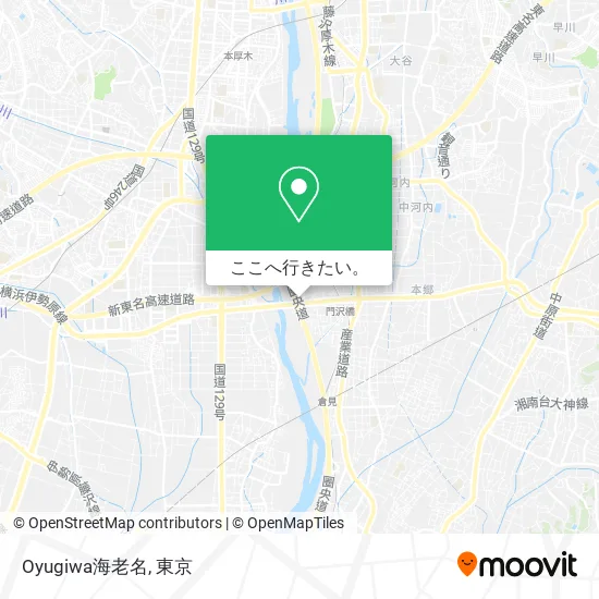 Oyugiwa海老名地図