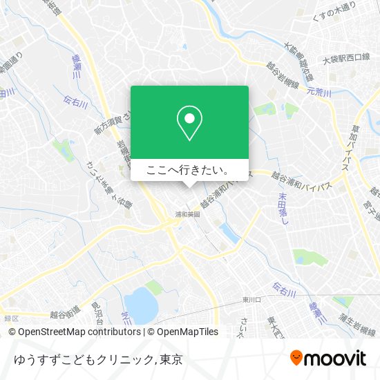 ゆうすずこどもクリニック地図
