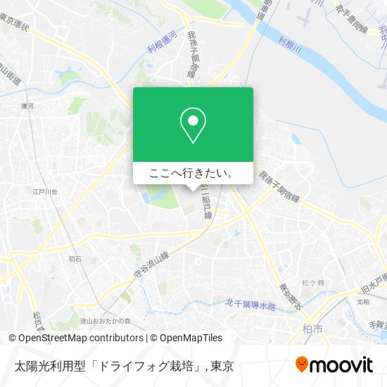 太陽光利用型「ドライフォグ栽培」地図