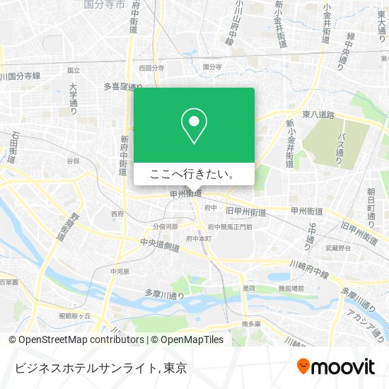 ビジネスホテルサンライト地図