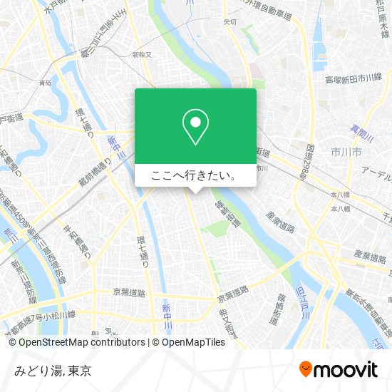 みどり湯地図