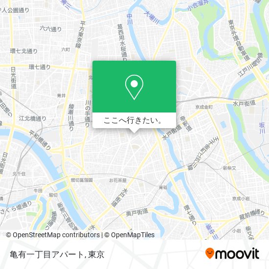 亀有一丁目アパート地図