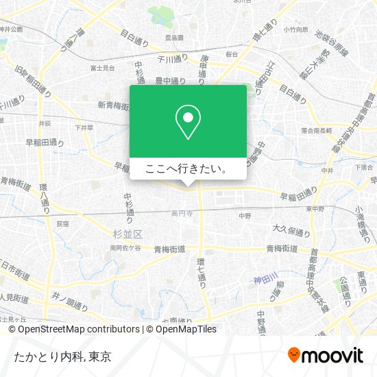 たかとり内科地図