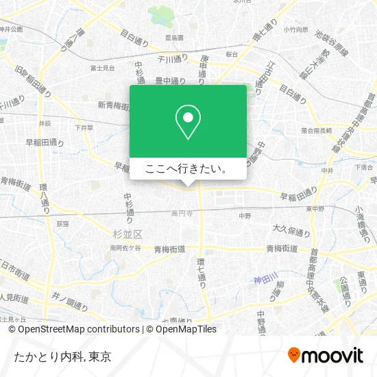 たかとり内科地図