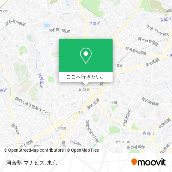 河合塾 マナビス地図