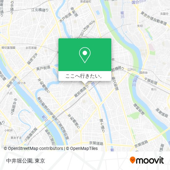 中井堀公園地図