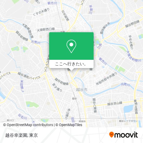 越谷幸楽園地図