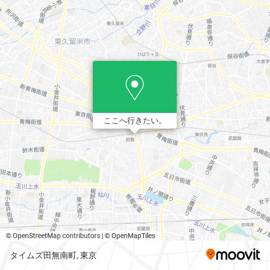 タイムズ田無南町地図